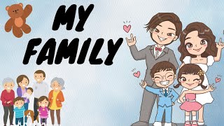 Kids Vocabulary| Family| Family Members - Tree #familymembers #familymembers #family
