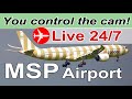 (Archive) LIVE 24/7 - MSP Minneapolis / St. Paul Airport - You Control The Camera Via Chat!