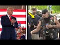 Protesters Want To Block Trump, Then Bikers Suddenly Appear & Do The Unthinkable!