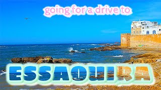 Arriving in the city of Essaouira, Morocco　モロッコの世界遺産：エッサウィラの街に到着