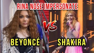 Ini Proses Rina Nose Jadi BEYONCE vs SHAKIRA, Yang mana paling Keren?