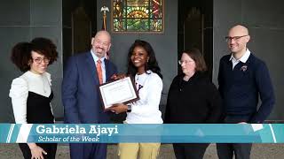 2024 CollegeBound Scholar of the Week - Gabriela Ajayi