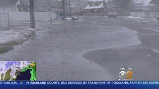 High Tide Floods Streets In Suffolk County