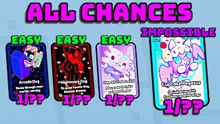 🍀 CHANCES FOR ALL TRADING CARD EVENT HUGES AND TITANIC CARDS  IN PET SIMULATOR 99