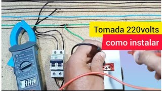 Como instalar tomada 220volts a uma rede bifasica