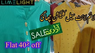 Limelight azadi sale!! flat 40% off!! today sale