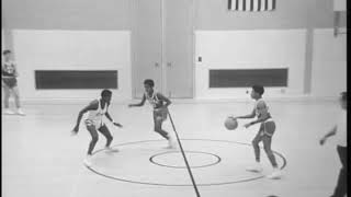 Kuhner vs. unidentified opponent junior high school basketball, circa 1970s