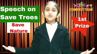 Speech on Save Trees | Speech lines on Save Trees/nature in english for class4/5/6/7