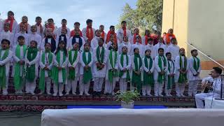 Patriotic song Bharat Janani Jaan Se Pyari Hai by My choir group of SLSDAV PS MV Delhi