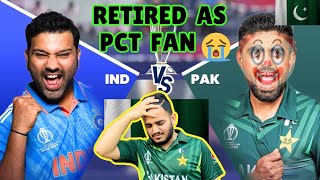 PAK VS IND CHAMPIONS TROPHY 2025 🇵🇰🤡 | Retired as PCT FAN again 😭😭