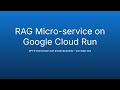 Deploying a FastAPI + LangChain RAG Service to Google Cloud Run (GPT-4-Level Answers, No API Keys)