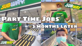 One day working closed subway [1วันกับการทำงานกะปิดร้าน] #vlog #subway