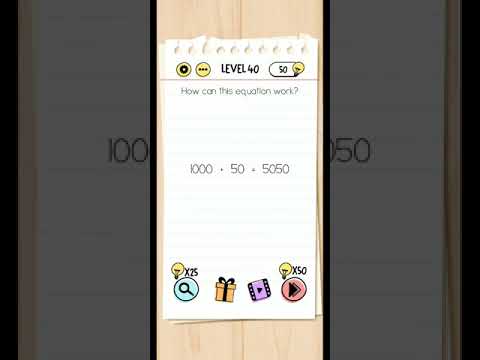 Brain Test Level 40 Walkthrough Youtube
