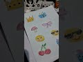 Handmade Sticker 🎀.Using paper. #Kishu.Ke.Crafts.#diy .#shorts .please subscribe.