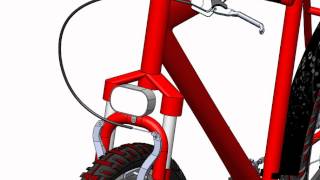 Projekt roweru - Solidworks