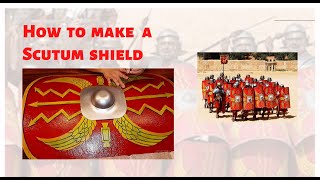 How to make a Roman soldier's Scutum shield out of eva  foam