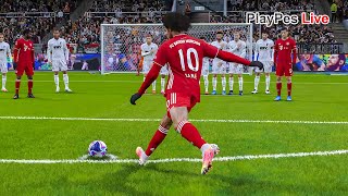 PES 2021 - AUGSBURG vs BAYERN - Full Match & SANE Free Kick Goal - Gameplay PC