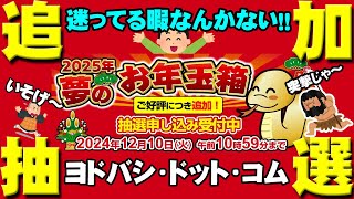 【2025年福袋】あと12時間！?すべてが早い追加抽選！！【ヨドバシ・ドット・コム】