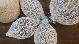 crochet Christmas Ornaments || Easy|| ||Beginner friendly ||