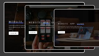 On Hover Background Change With HTML, CSS & JS | Modern Hero Section