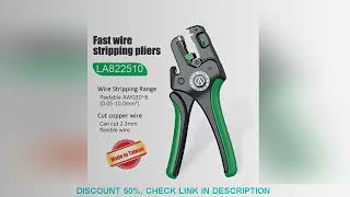 LAOA Multifunctional Fast Fully Automatic Wire Stripping Pliers Cable Cutting Nippers Adjustable Ele