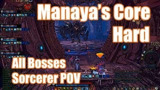 Manaya's Core Hard Mode All Bosses (Sorcerer PoV) MC HM TERA