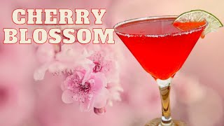 How To Make a Cherry Blossom Martini