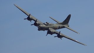 [4K] Boeing B-17 Flying Fortress Solo Display at Sanicole Airshow