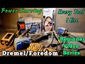 Dremel/Foredom introduction series for BEGINNER'S- All the ToolsBits I use to Power Carve . Part 1