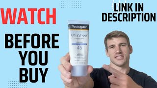 Honest Review of Neutrogena Ultra Sheer Dry-Touch Water Resistant and Non-Greasy Sunscreen