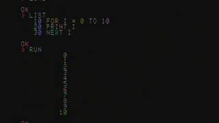 MC68008 Tiny BASIC test #1