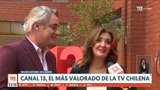 Canal 13 es el más valorado de la TV chilena