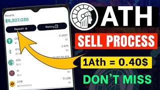 Athene network ATH token sell | Athene network withdrawal | Athene network new update