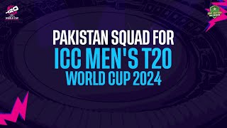 Stars ready to shine! 🌟 Behold, Pakistan's ICC Men's #T20WorldCup 2024 bound squad
