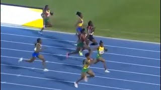 Carifta49: 100m Final Girls Under 20