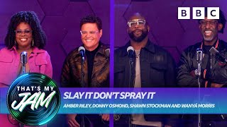 Slay It Don’t Spray It - Donny Osmond, Amber Riley, Shawn Stockman and Wanyá Mor