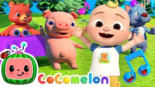 Baby JJ Freeze Dances With Animal Friends! | Moving With Cocomelon | Fun Nursery Rhymes & Kids Songs