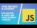Async  / Await in JavaScript | Using Async/Await with the Fetch API - JavaScript Tutorial