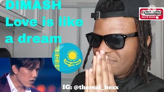 AFRICAN KID FIRST TIME REACTION TO Dimash Kudaibergen - Love is like a dream (Sunshades Reactions)