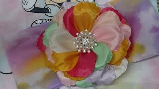 como hacer una tiara de colores estilo unicornio o TIEDYE|ACCESORIOS PARA NIÑAS @floresymasmayra375