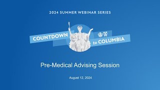 Premedical Advising Session