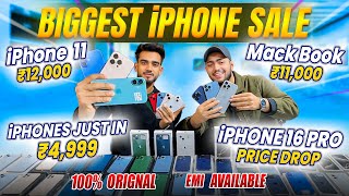 Biggest iPhone Sale Ever 🔥| Cheapest iPhone Market  | Second Hand Mobile | iPhone15 Pro iPhone 16