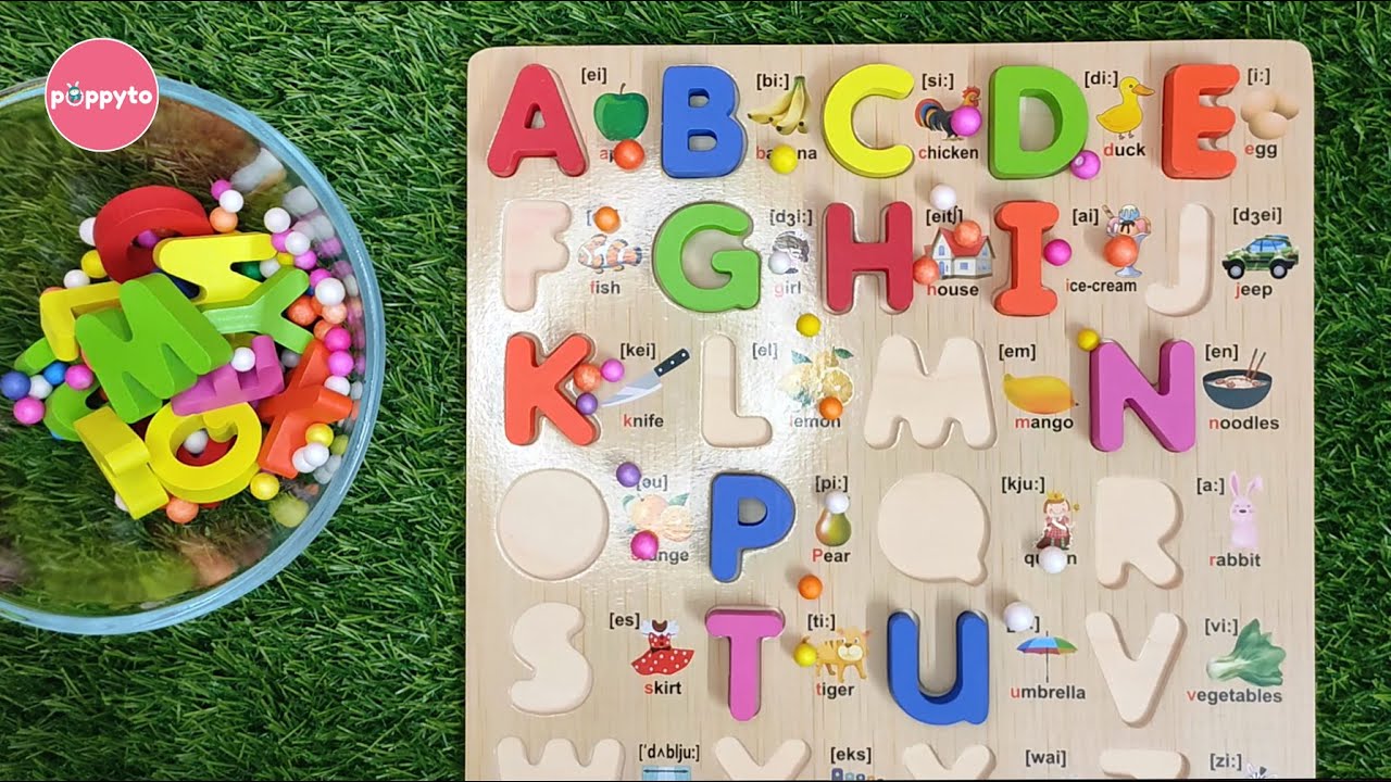 Best Learn Abc Puzzle Preschool Toddler Learning Toy Video Youtube