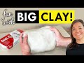 Air Dry Clay TIPS : Going BIG : DIY LARGE CLAY DISH