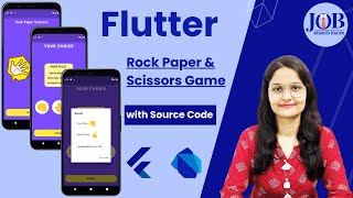 Flutter | Rock Paper Scissors Game App Tutorial For Beginners | Android Studio
