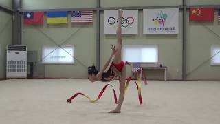 Korea Kangheesun International RG  Na Kyung Lee Junior ribbon