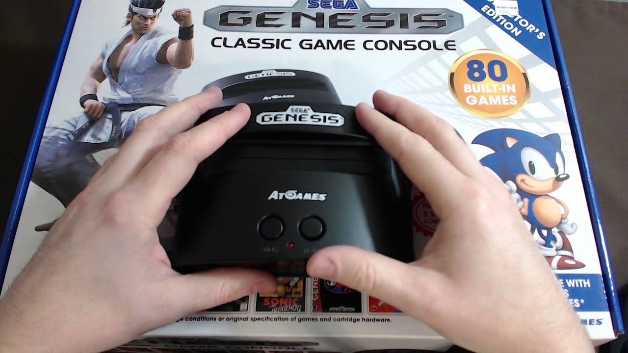 AtGames Sega Genesis Classic Game Console Review - YouTube