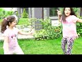 kids and mommy pretend play big ball fun video