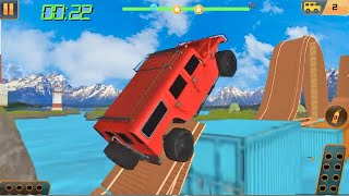 Juegos de Carros de Carrera - Jeep Stunt Master - Juegos de Carros en el Puente