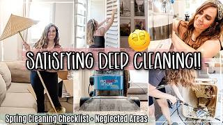 NEGLECTED AREAS 😵 SPRING CLEANING MOTIVATION + SPRING CLEANING CHECKLIST | DEEP